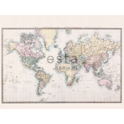 Esta XL Photowalls Vintage Map of the World 158210