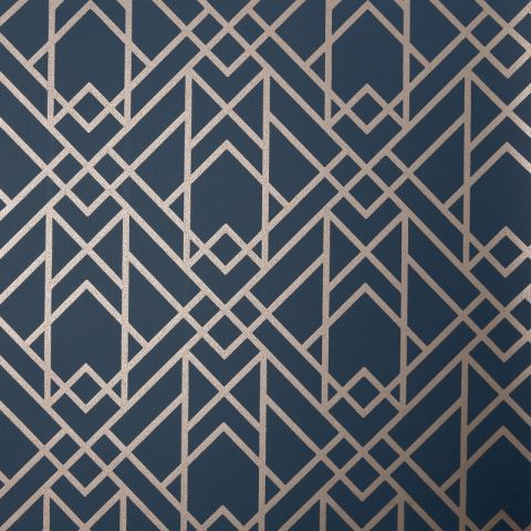 1838 Wallcoverings Elodie - Metro Midnight 1907-140-01