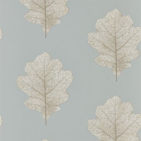 Sanderson Woodland Walk - Oak Fligree Grey Blue/Silver 215702