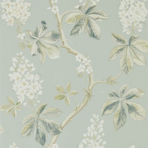 Sanderson Woodland Walk - Chestnut Tree Grey Blue/Sage 215708