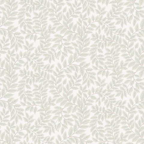 Dutch Wallcoverings First Class - Midbec Fågelsång - Lindlöv White grey