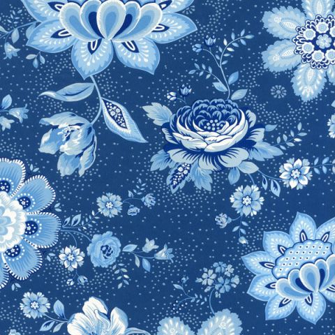 Pip Studio III behang Folklore Chintz Dark Blue 341013