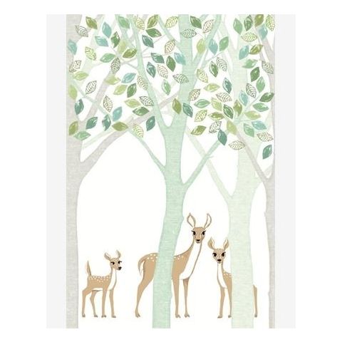 Eijffinger Wallpower Junior - Deer Leaf Tree