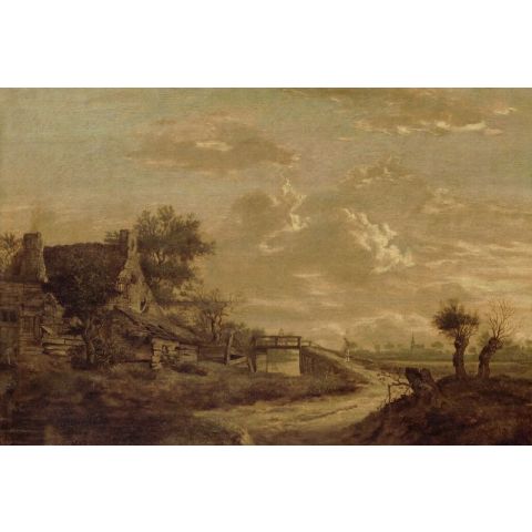 Dutch Wallcoverings Painted Memories II Landscape at Sunset 8059