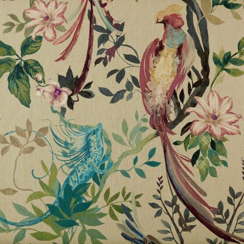 1838 Wallcoverings Pavilion - Bird Sonnet Lacquer 2109-157-01