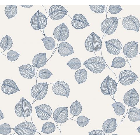 Dutch Wallcovering First Class Navy Grey & White BL70122