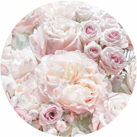Komar Le Jardin Pink & Cream Roses