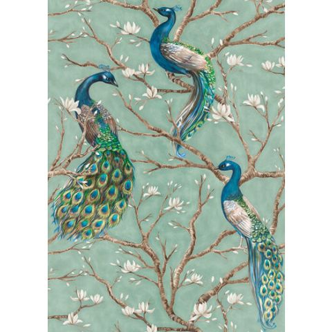 AS Creation Absolutely Chic - Bird Turquoise DD114648