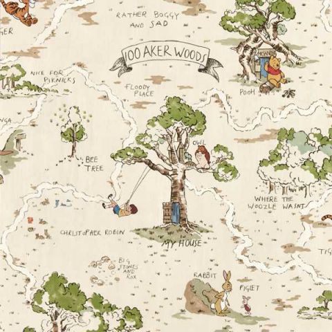 Disney x Sanderson DDIW217291 Hundred Acre Wood | Cashew