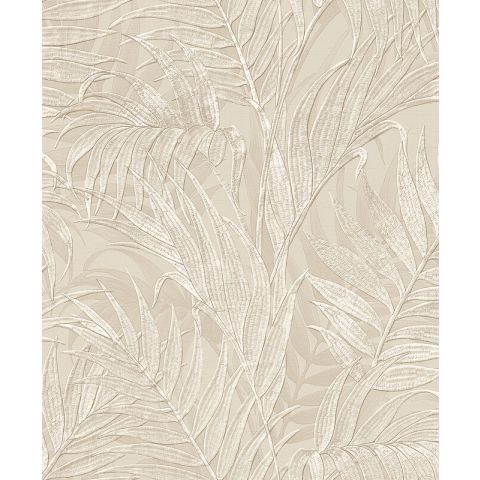 Dutch Wallcoverings - Grace Tropical Palm -Grace Tropical palm leaf beige GR322102