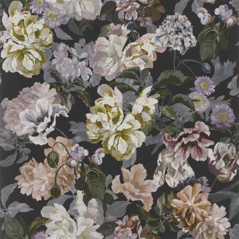 Designers Guild - Tulipa Stellata Delft Flower Charcoal PDG1033/01