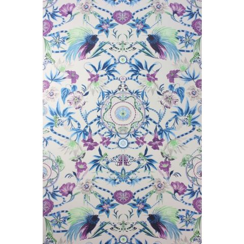 Matthew Williamson Durbar Menagerie Persian Blue W6950-02