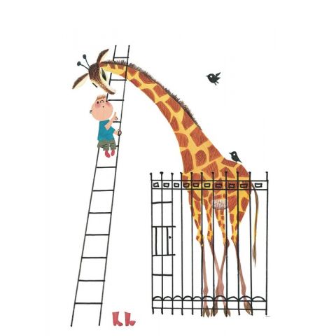 Kek Amsterdam -  Wonderwalls For Kids - Giant Giraffe WS-040